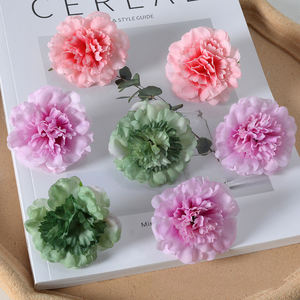 Fermaglio per Capelli con Fiore di Garofano Artificiale, Artigianato Fatto a Mano, Stile Naturale, Ecologico, per Matrimoni, Celebrazioni e Casa - Product Image 3