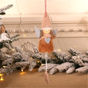 Décoration de <span class=keywords><strong>noël</strong></span> en peluche pour fille, pendentif poupée d'ange en peluche colorée, ornement de sapin de <span class=keywords><strong>noël</strong></span>, décoration de bureau et de fenêtre, nouvelle collection - Product Image 6