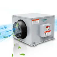 Système de ventilation vertical VMC industriel à installation facile, récupérateur d'énergie (ERV) à haut débit d'air, conception moderne et flexible pour hôpitaux et hôtels
