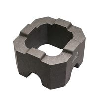 Briques réfractaires cylindriques en spinelle composite magnésie-alumine-chrome à haute stabilité thermique, coupées pour zones fortement érodées