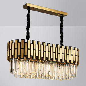 <strong>UK</strong> Popular House Use K9 Crystal Decorative <strong>Chandelier</strong> Round New Led Ceiling Lamp Modern for Living Room - Product Image 6