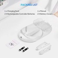 Aolion Meta untuk Quest 3 stasiun pengisian Dock 45W PD magnetik dengan 2 baterai isi ulang untuk pengontrol Port Tipe C