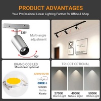 Promotion Spéciale : Spot LED Encastré Sans Cadre 220V Dimmable 75mm, Garantie 5 Ans