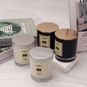 Bougie aromathérapeutique en cire de soja dans un pot en céramique, design minimaliste, parfum floral, décoration d'intérieur, 1 mèche, durée de combustion de 40 à 60 heures - Product Image 2
