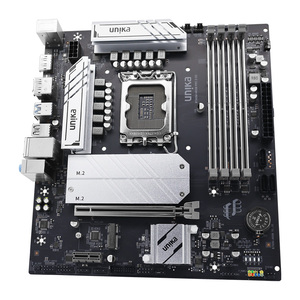 Nueva Placa Base <span class=keywords><strong>UNIKA</strong></span> UN-B760M ARGB PRO BLACK WARRIOR B760/LGA1700 Compatible con CPUs Intel de 12.ª/13.ª/14.ª Generación Precio de Fábrica - Product Image 1