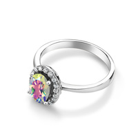 Bague Avon Mystic Fire Topaz, Topaze mystique, Or blanc, Bijoux Topaze mystique, Vente en gros