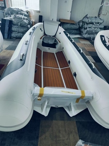 <span class=keywords><strong>WOLIN</strong></span> RIB-500 Canot de pêche gonflable certifié CE Hypalon PVC Bateau Plancher en aluminium Capacité de 10 à 12 personnes pour la dérive en plein air - Product Image 3