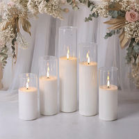 Décorations de table pour événements de mariage en gros de Mermei : fleurs artificielles et bougies LED pour la décoration de mariage