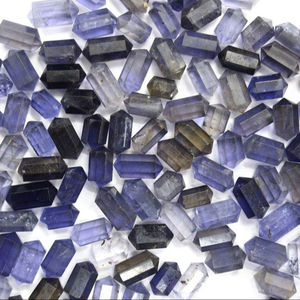 Prix usine en gros 100% naturel en vrac véritable pierre précieuse ronde coupe véritable Lolite pierre précieuse pour la fabrication de bijoux utilisation vente en vrac - Product Image 1