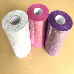 100 yardas 100% poliéster urdimbre Tejido ligero resistente al desgarro <span class=keywords><strong>rollo</strong></span> <span class=keywords><strong>de</strong></span> <span class=keywords><strong>tul</strong></span> <span class=keywords><strong>de</strong></span> lentejuelas para niñas <span class=keywords><strong>de</strong></span> boda <span class=keywords><strong>de</strong></span> fábrica - Product Image 2