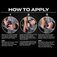Venda elástica adhesiva ligera de 5 cm para levantamiento de pesas, agarre para el pulgar, Crossfit, protección deportiva atlética, accesorios de gimnasio