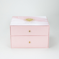 Caja de Regalo de Lujo con Logotipo Personalizado, Caja Rígida Reciclada con Impresión UV y Estampado Dorado para Cosméticos y Joyería