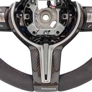 <span class=keywords><strong>Volant</strong></span> de direction en Alcantara complet avec garniture en carbone de style CS pour <span class=keywords><strong>BMW</strong></span> F10 <span class=keywords><strong>F20</strong></span> F22 F30 F31 M2 F87 M3 F80 M4 F82 F85 F90 X5 F15 E70 E90 - Product Image 5