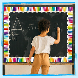 Rollo de Borde Ondulado para Tablero de Anuncios, Decoración Colorida para Pared de Aula, Regreso a Clases - Product Image 6