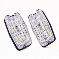 Feux de signalisation à LED 36W, clignotants latéraux, boîtier en alliage d'aluminium, multicolores, feux de détresse clignotants pour camion, IP65