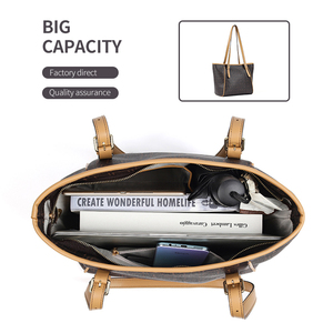 Guangzhou Factory's Custom Vintage Lady Bolsos de mano para mujer OEM ODM Cuero Gran capacidad <span class=keywords><strong>Bolso</strong></span> de hombro de viaje Mochilas Bolsos - Product Image 3