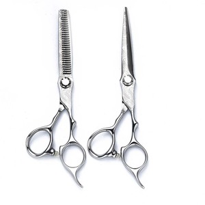 Hairdressing Scissors 6-Inch 9CR13 Stainless Steel Thinning Shears Professional Salon Hair Cutting And Styling Tool - Product Image 1