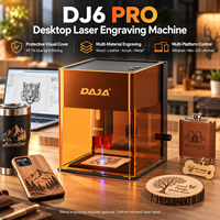 Machine de gravure laser de bureau Full View DJ6 Pro, gravure laser automatique, design portable, haute précision, vitesse rapide