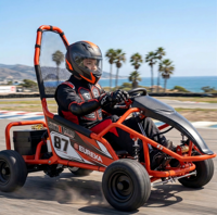 Mini kart électrique pour enfants 48V 500W tout-terrain, kart buggy électrique pour enfants pour la plage et les loisirs