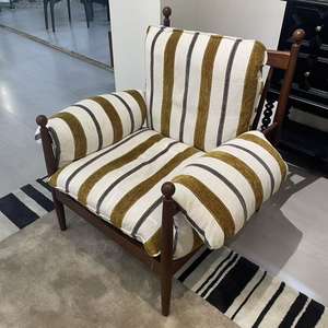 Ghế sofa đơn kiểu Mỹ cổ điển, sang trọng, thiết kế Pháp giữa thế kỷ, dành cho phòng khách gia đình, phong cách hiện đại, thư giãn. - Product Image 1