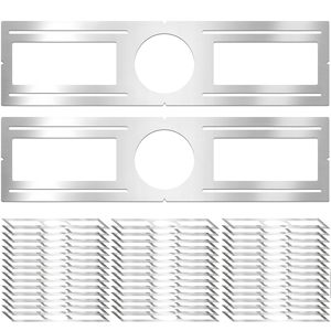 Slim <strong>Light</strong> Kit Triangle <strong>Bracket</strong> 3/6 Inch Round Recessed Square <strong>Ceiling</strong> LED <strong>Light</strong> Plate Galvanized Steel Powder Coated - Product Image 1