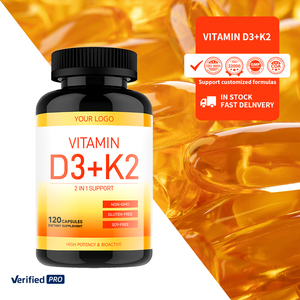 OEM/ODM <strong>Vitamin</strong> D3 <strong>50000</strong> IU K2 MK7 Softgel <strong>Vitamin</strong> <strong>d</strong> 3 Capsule For Bone Health Dietary Supplement Immune Support - Product Image 1