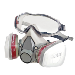 Respirador de Media Cara Reutilizable Profesional OEM 6200 TPE, Máscara de Gas para Pintura Industrial en Aerosol y Protección Química - Product Image 4