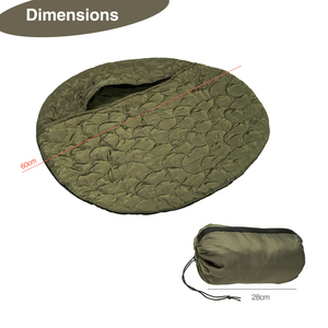 שק שינה מתקפל רב תכליתי, עמיד למים, רך ועמיד מחומר אוקספורד לחיות מחמד - משטח לכל מזג אוויר להרפתקאות קמפינג בחוץ - Product Image 2