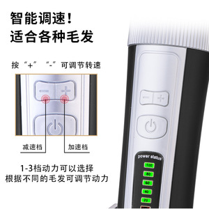 Langba Pet <b>Hair</b> <b>Clippers</b> Digital Display Rechargeable Dog Grooming Trimmer With Blades And <b>Oil</b> Bottle For Pets - Product Image 2
