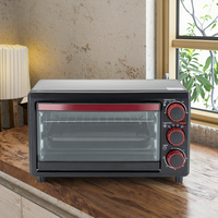 SKD CKD jual grosir 18L Mini konveksi roti pemanas Oven Bench Microwave OTG Oven pemanggang dengan Hot Plate