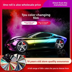 Película TPU Autorreparable para Cambio de Color de Automóviles, con Acabado Metálico Cristalino, Garantía de 4 Años, Hecho <span class=keywords><strong>en</strong></span> China, Venta al Por Mayor Directa de Fábrica - Product Image 4