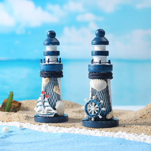 Adorno de Resina Faro de las Artes Místicas 7311A, Decoración de Escritorio Estilo Mediterráneo, Regalo - Product Image 2