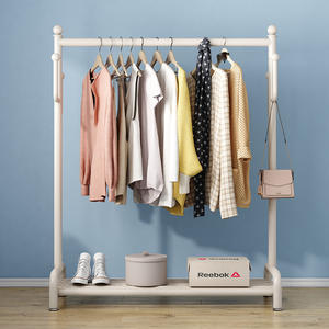 Porte-manteau de chambre à coucher pour sacs, chaussures, chapeaux, <span class=keywords><strong>armoire</strong></span> en métal, salon, salle de bain, solution de rangement polyvalente à un seul niveau - Product Image 4