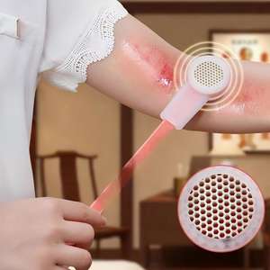 에너기녹스 헬스 케어 실리콘 지압 괄사 림프 배수 스틱 수동 등 마사지기 - Product Image 1