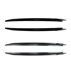Faldones Laterales para BMW Serie 2 F44 F74 M Sport, Kit de Carrocería, Alerón con Textura de Fibra de Carbono, Negro Piano, 2020+, Transmisión Automática - Product Image 2