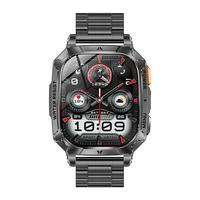 Jam Tangan Pintar Direct-Factory AK103 HX3918 Sensor Presisi Tinggi Layar HD 2.01" Memori 128M Panggilan BT IPX8 Silikon Kompas Kesehatan