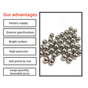 Rodamientos de bolas de acero inoxidable pulido de alta calidad G10 <span class=keywords><strong>420</strong></span> 420C <span class=keywords><strong>HRC</strong></span> 58-62 <span class=keywords><strong>dureza</strong></span> larga vida 9.525mm 10mm 20mm para Metal - Product Image 3