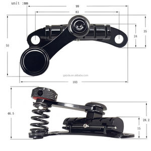 Vente en gros de ponts de guitare tremolo en alliage de zinc poli LP SG pour remplacement de pièces de guitare jazz - Product Image 4