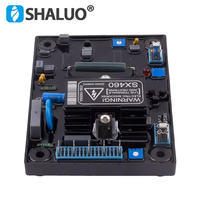 Régulateur de tension automatique SX460 AVR pour générateur diesel sans balais 220V triphasé 10-50 kVA, contrôleur de groupe électrogène compatible