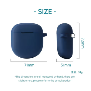 Convient aux écouteurs <span class=keywords><strong>Bose</strong></span> <span class=keywords><strong>QuietComfort</strong></span> Il Case Dustproof Durable Silicone Earphone Protective Cover with Keychain - Product Image 4