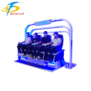 เก้าอี้โรงภาพยนตร์ <span class=keywords><strong>VR</strong></span> 4ที่นั่ง9D เสมือนจริงจำลองโรงภาพยนตร์ <span class=keywords><strong>VR</strong></span> แบบผู้เล่นหลายคนเก้าอี้โรงภาพยนตร์ไฟเบอร์กลาสสำหรับใช้ในร่ม/กลางแจ้งที่สนามบิน - Product Image 5