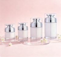 Pot à crème sous vide 15-100 ml en acrylique, distributeur de lotion/crème, emballage cosmétique