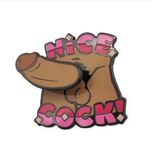 批发定制设计2D金属办公别针装饰促销鳄鱼别针可爱眼针 - Product Image 3