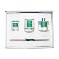 Emballage personnalisé diffuseur de roseaux et bougie coffret cadeau ensemble bâtons de luxe diffuseur bouteille diffuseur emballage boîte cadeau