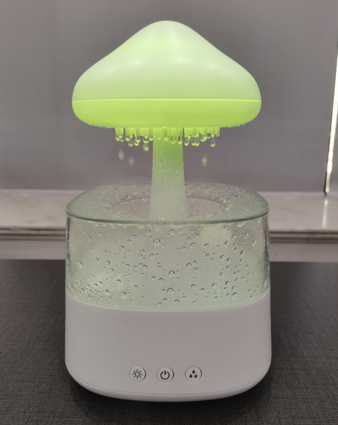 Humidificador de nube de lluvia blanca