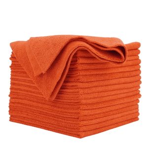 하이 퀄리티 자동차 건조 타월 워시 40x40 250gsm 극세사 타월 자동차 청소 천 슈퍼 부드러운 가장자리가없는 극세사 타월 자동차 용 - Product Image 1