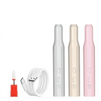 Perceuse à ongles électrique de base en ABS, modèle de quatrième génération pour le retrait de gel, embouts détachables, portable et sans fil