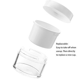 30ml 50ml 100ml ramah lingkungan dapat diganti dapat diisi ulang makanan kelas kosmetik kulit plastik perawatan rambut stoples kemasan krim - Product Image 2