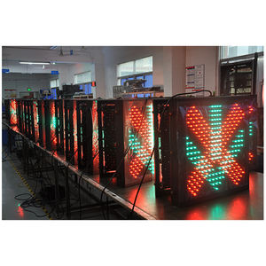 Strada del traffico autostradale croce rossa/freccia verde Led segno di controllo della corsia - Product Image 5