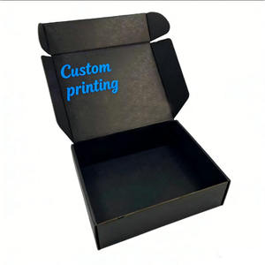 Cajas de papel reciclables con laminación mate de cartón corrugado con logotipo personalizado de lujo, caja de envío creativa - Product Image 1